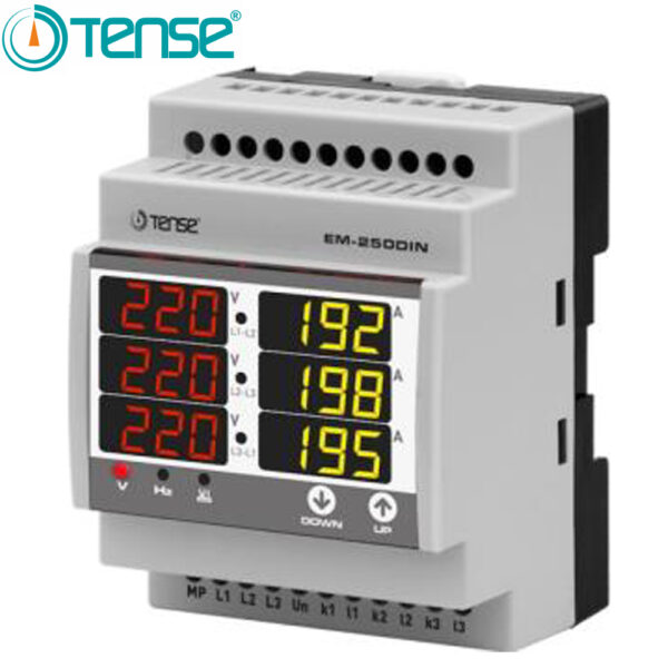 TENSE-EM-250DIN : Đồng hồ đa năng kèm biến dòng