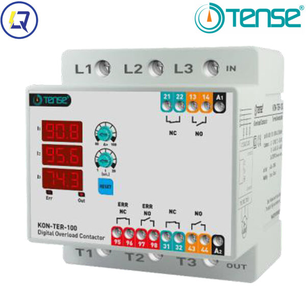 TENSE-KON-TER-100: CÔNG TẮC TƠ ĐIỆN TỬ KÈM BẢO VỆ NHIỆT / DIGITAL CONTACTOR WITH THERMAL RELAY