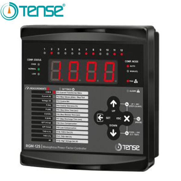 TENSE-RGM-12S : Bộ điều khiển công suất tụ bù tự động