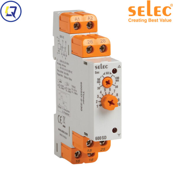 Selec-600SD-2-230 : Timer khởi động Sao - Tam giác