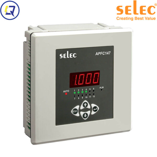 Selec-APFC 147-108:  BỘ ĐIỀU KHIỂN TỤ BÙ 8 Cấp