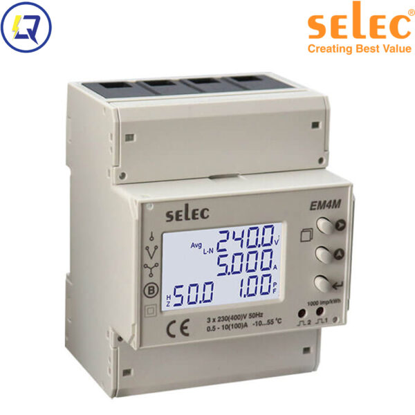 Selec-EM4M-3P-W-100A : ĐỒNG HỒ ĐO ĐA CHỨC NĂNG