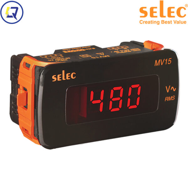 Selec-MV15 : Đồng hồ đo Điện áp 1 pha 2 dây