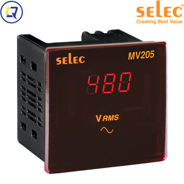 Selec-MV205 : Đồng hồ đo Điện áp 1 pha 2 dây