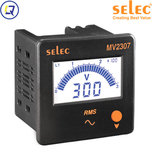 Selec-MV2307 : Đồng hồ đo Điện áp 3 pha