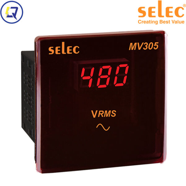 Selec-MV305 : Đồng hồ đo Điện áp 1 pha 2 dây