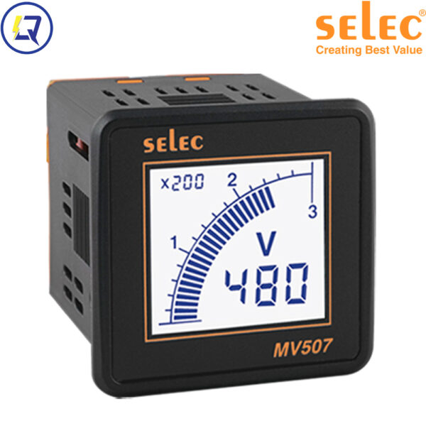 Selec-MV507 : Đồng hồ đo Điện áp 1 pha 2 dây