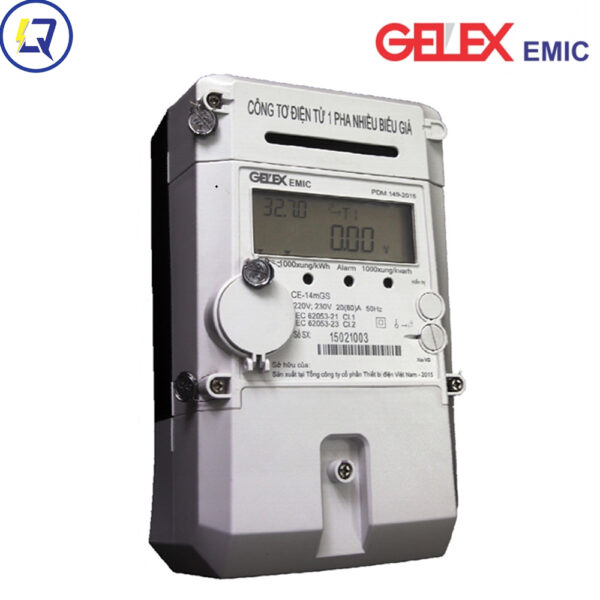 Gelex Emic-CE-14MGS: CÔNG TƠ ĐIỆN TỬ 1 PHA ĐA CHỨC NĂNG