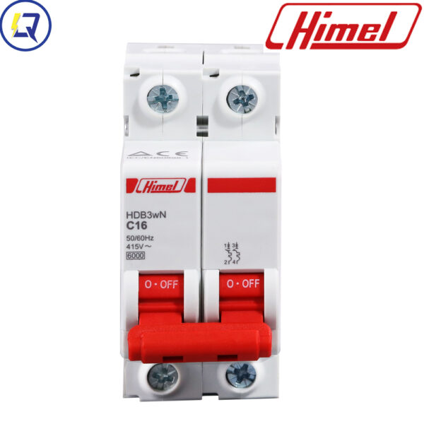 Himel HDB3WN2C40 : MCB 2 Pha 40A-6KA - Hình ảnh 2