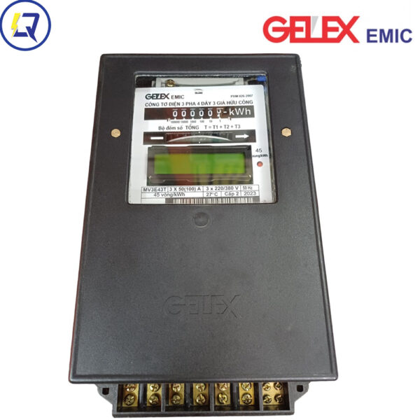 Gelex Emic-MV3E43T: Công Tơ Cơ Điện Tử 3 Pha 3 Giá, Trực Tiếp 50(100)A - CCX 2