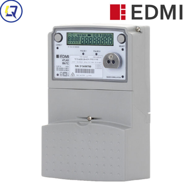 EDMI Mk7C : Công tơ điện tử 1 pha trực tiếp 5(100)A, cấp chính xác 1.0