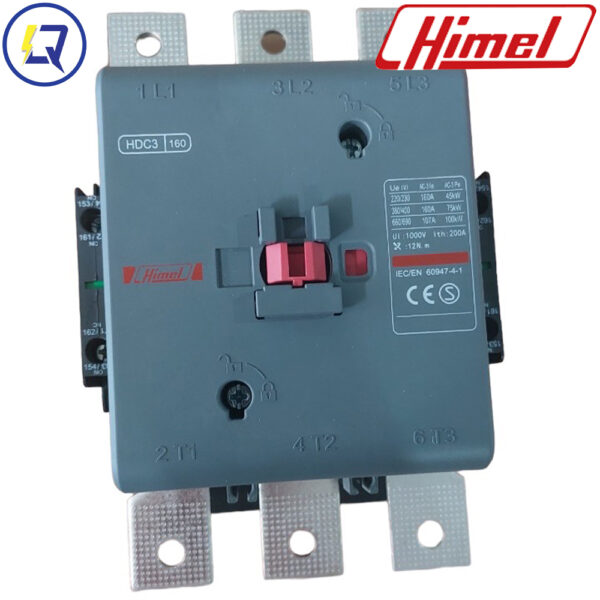 Himel HDC618500M7 : Contactor 3 Pha 185A Coil 220VAC 50/60Hz - Hình ảnh 2