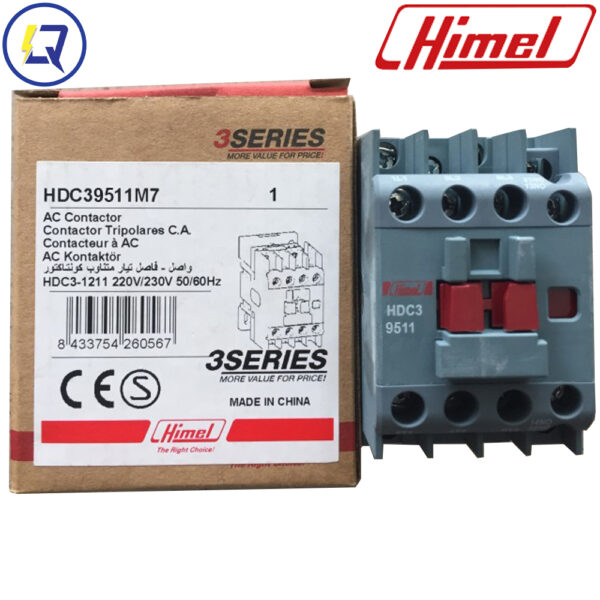 Himel HDC38011M7 : Contactor 3 Pha 80A Coil 220VAC 50/60Hz - Hình ảnh 2