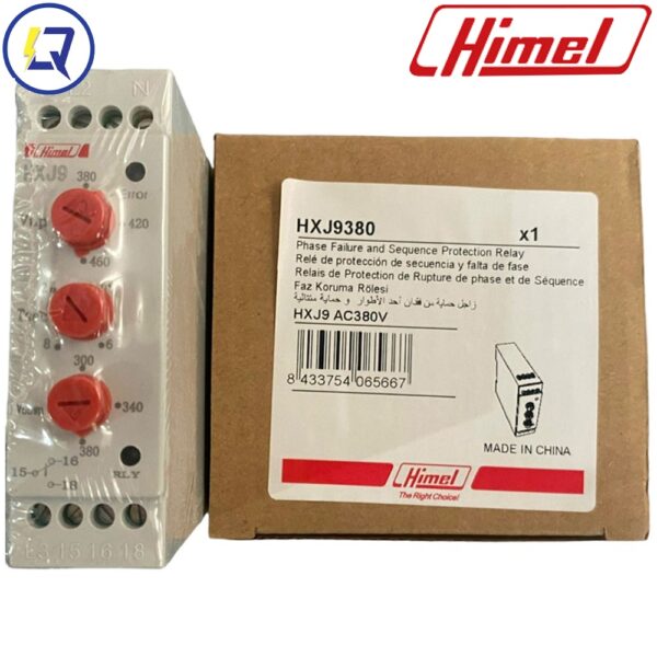 HIMEL HXJ9380 : Rờ Le Bảo Vệ Quá Áp, Thấp Áp , Mất Pha , Thứ Tự Pha 380V