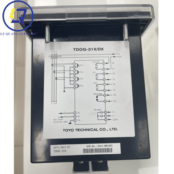 TOYO TDOG-31X : Relay Bảo Vệ Quá Dòng Toyo -TDOG-31X - Hình ảnh 3