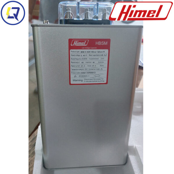 Himel HBSM00450003003D : Tụ bù vuông Himel 3 Pha 450V 30Kvar HBSM00450003003D