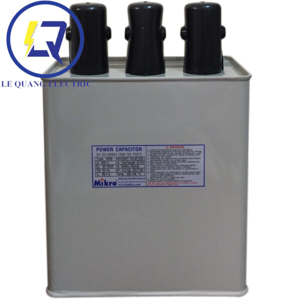 Mikro MMB-445030KT : Tụ Bù Dầu 3 Pha 30Kvar 440V 50Hz