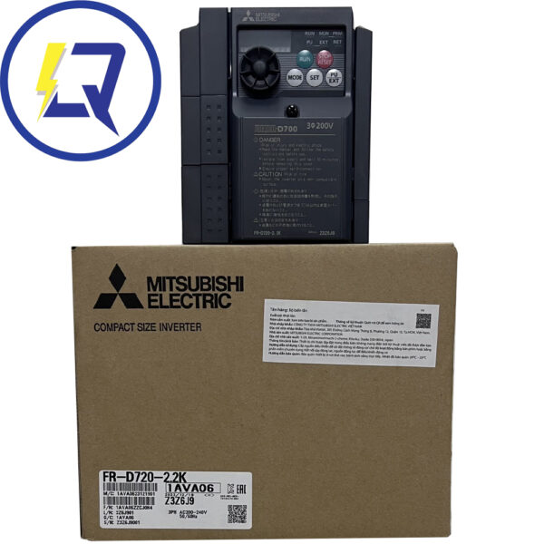 Mitsubishi-FR-D720-2.2K: Biến tần Mitsubishi FR-D720-2.2K 2.2kW 3 Pha 220V