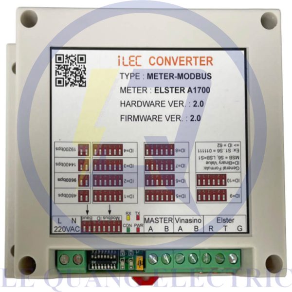 ILEC CONVERTER : Mô đun Modbus dùng cho công tơ Elster A1700