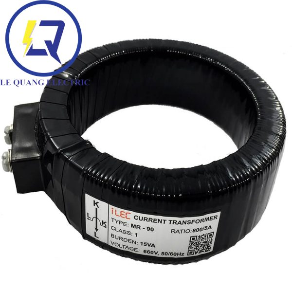 ILEC-MR-200-6000/5A  : Biến dòng 6000/5A CL.1 - 15VA( Biến dòng đo lường-dạng băng quấn (MR))