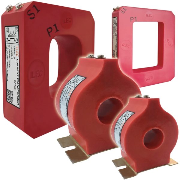 ILEC-ZCT-S38  : Biến dòng ZCT ILEC loại Hình Chữ Nhật Đúc EPOXY ZCT-S38 cho ELR  Selec - Hình ảnh 2