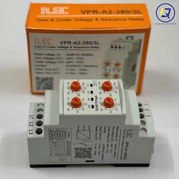 ILEC VPR-A2-380/3L: RELAY BẢO VỆ PHA VÀ ĐIỆN ÁP