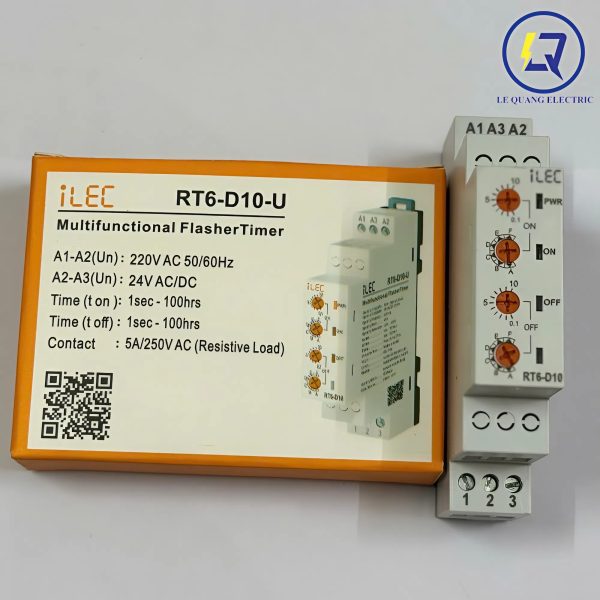 ILEC RT6-D10-U: TIMER ON/OFF DELAY (TIMER ĐÔI) - Hình ảnh 2
